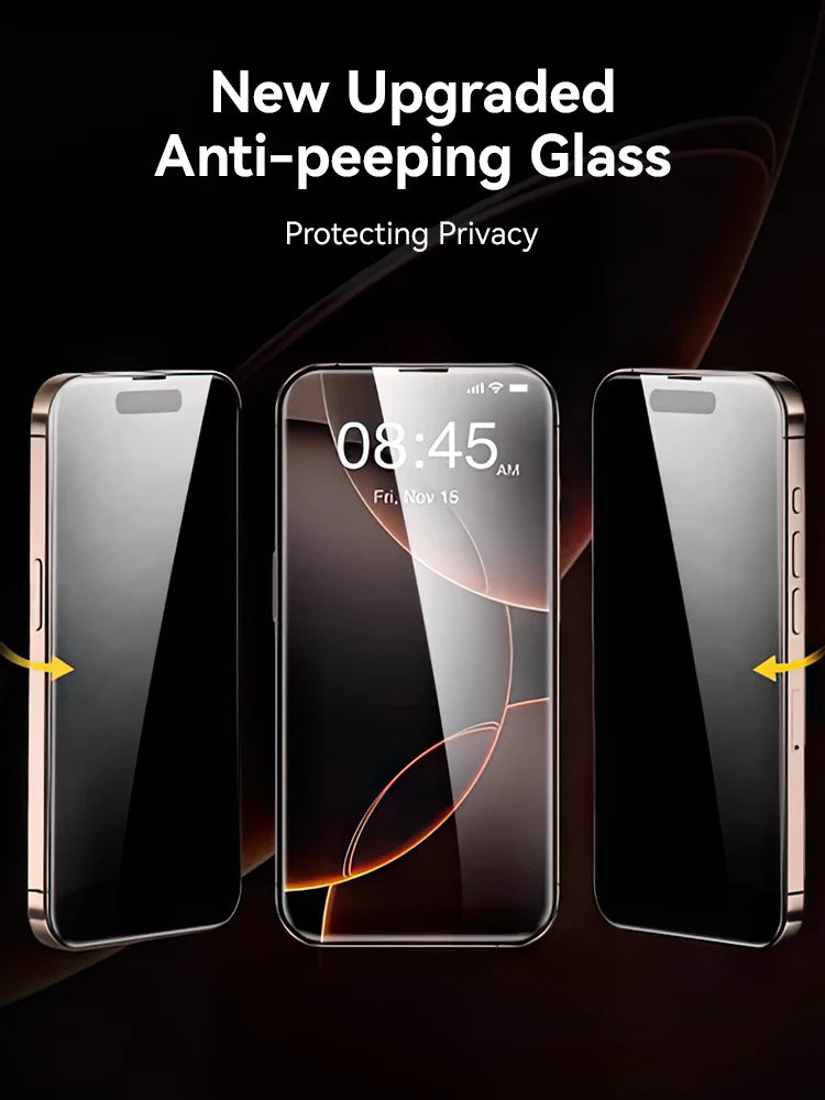 iPhone 17 Pro Max Anti-Spy Glass Privacy Screen Protector