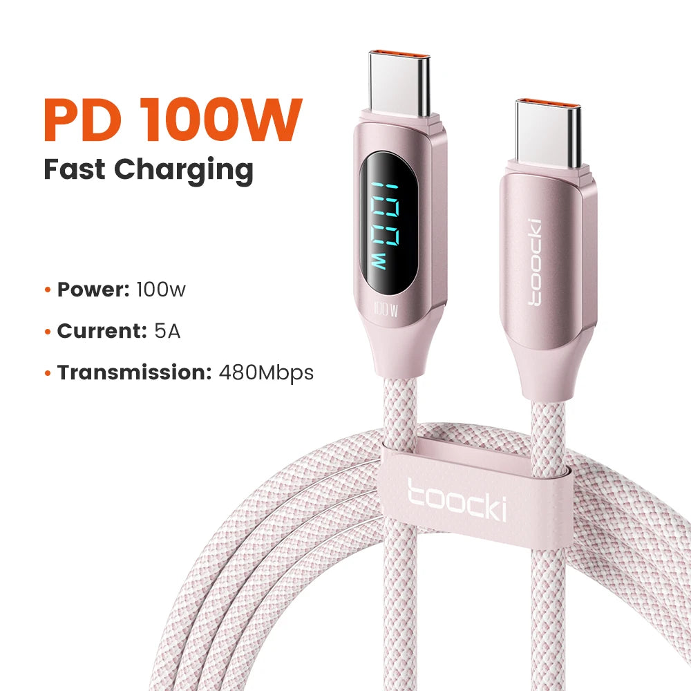 Type C to Type C Cable 100W