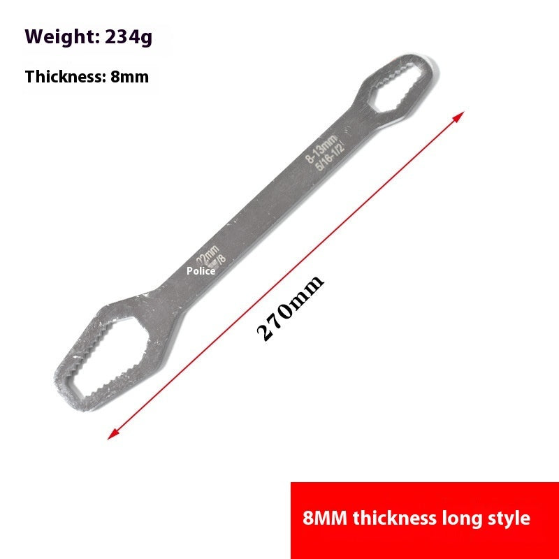 Two-headed Box Wrench 8-22 Multifunctional Non-slip Household Hand Tool